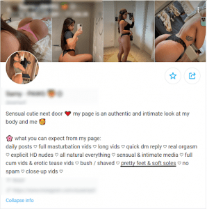 OnlyFans creators says what kind of content users can expect from her
