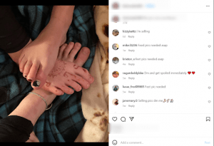 Best hashtags for selling feet pics on Instagram for feet pics seller
