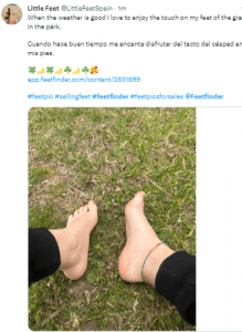FeetFinder creator doing twitter marketing to increase the earnings