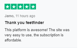 FeetFinder Reviews of a guy