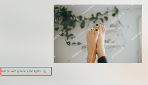 Label your feet pics appropriately on shutterstock