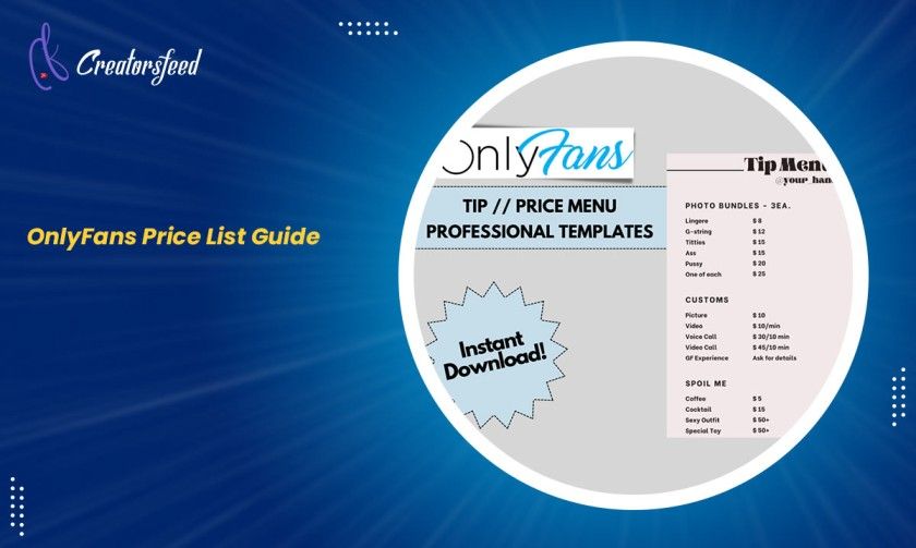 OnlyFans Price List Guide